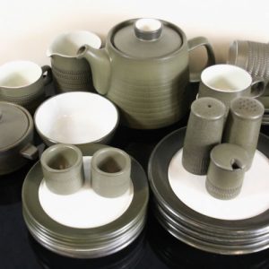 1962 Denby Chevron design tea/breakfast set.