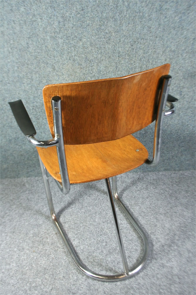 A 1950’s Dutch 200 series desk chair by W H Gispen - Image 3