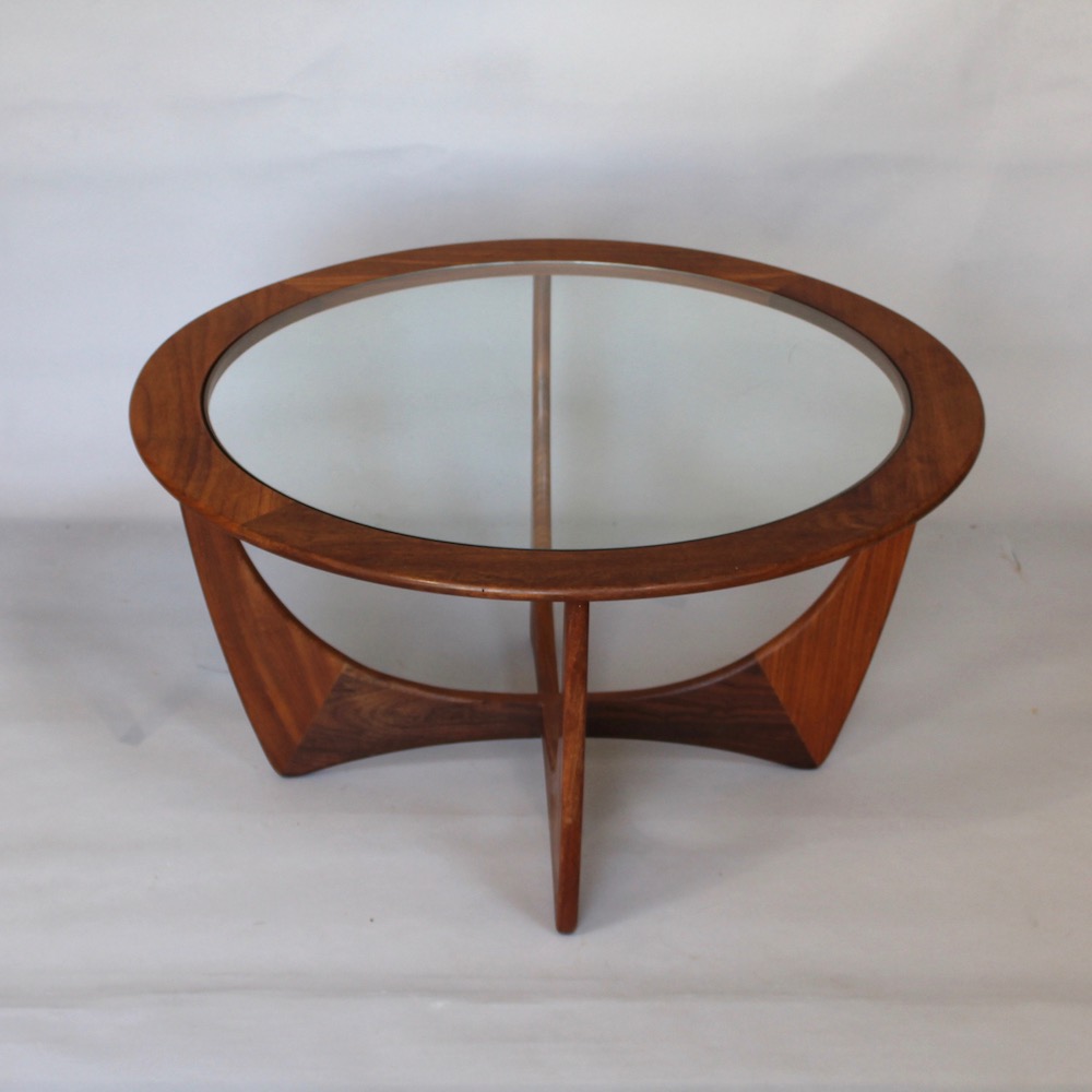 A 1960’s Teak and glass circular G-Plan Astro coffee table by Victor Wilkins. - Image 4