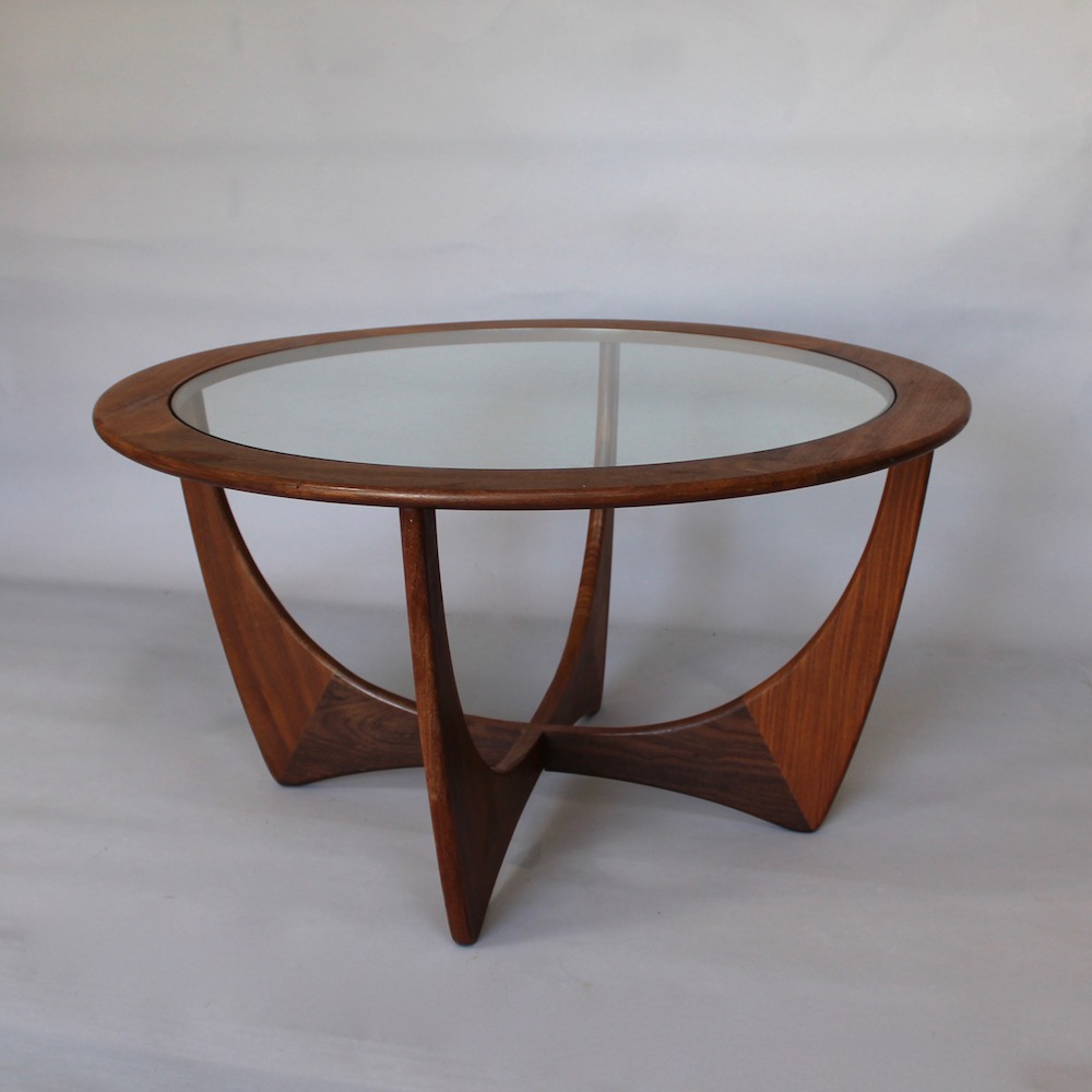 A 1960’s Teak and glass circular G-Plan Astro coffee table by Victor Wilkins. - Image 2