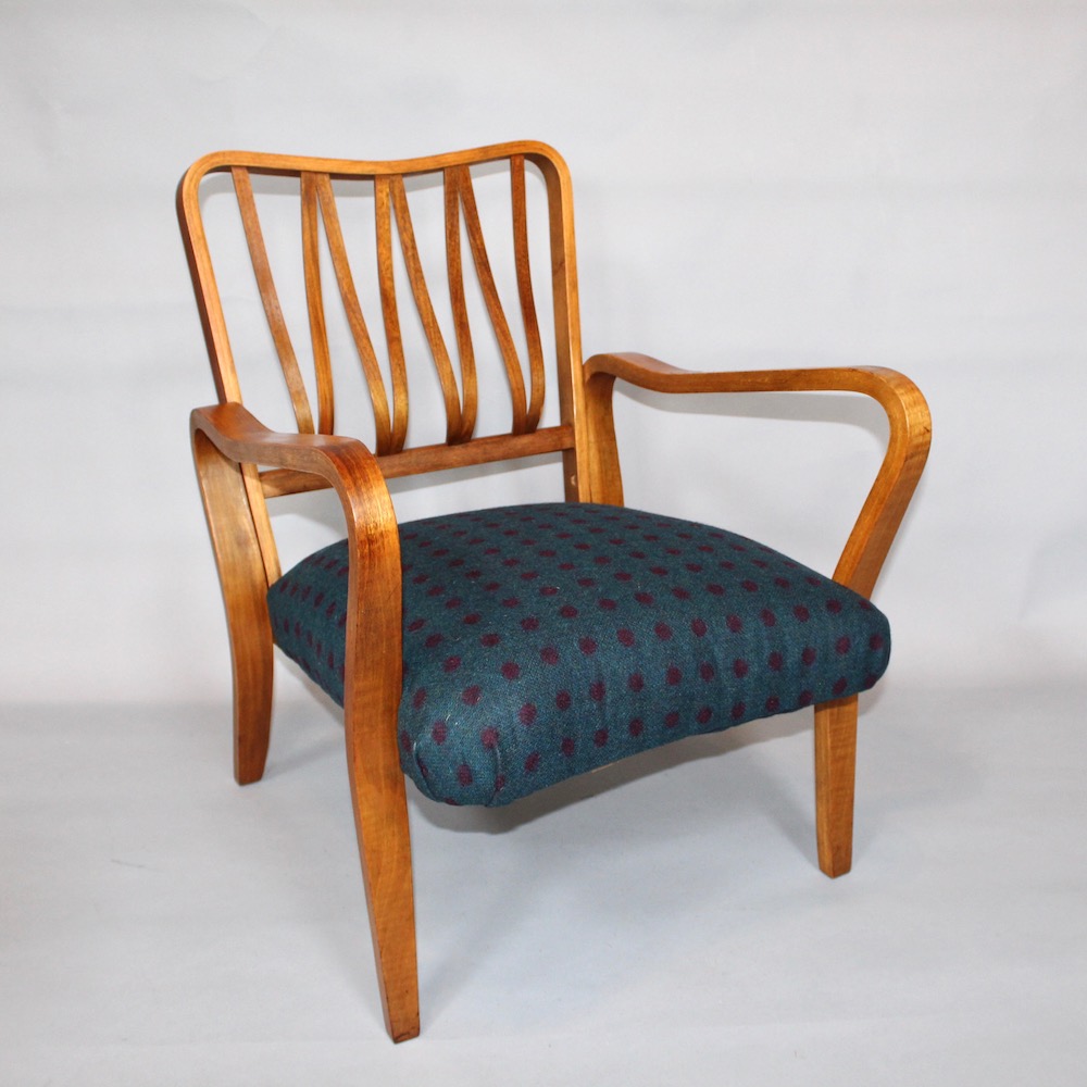 A G.A. Jenkins Linden chair part of the Tecta range for Packet Furniture Ltd.