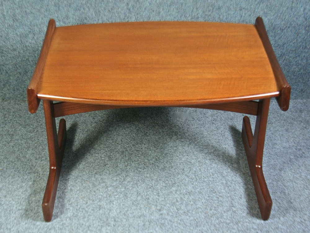 Nest of vintage 1960’s teak GPlan coffee tables. - Image 7