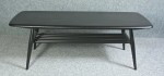 Mid-century Ercol coffee table in satin black - Image 2