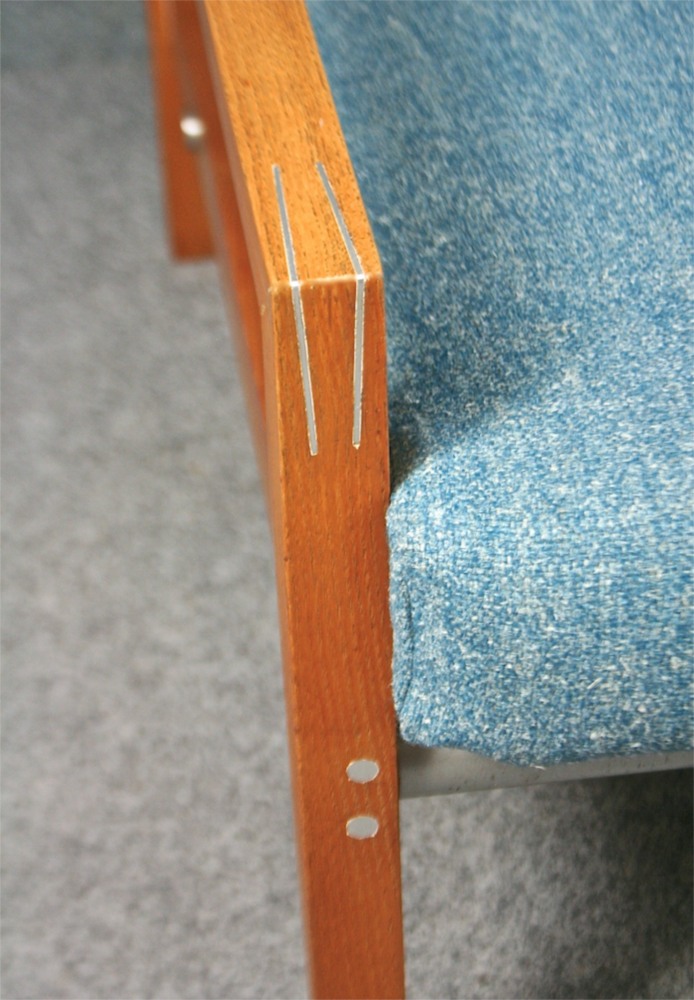 A 1960s Ernest race Sheppey chair with tweed upholstery - Image 3