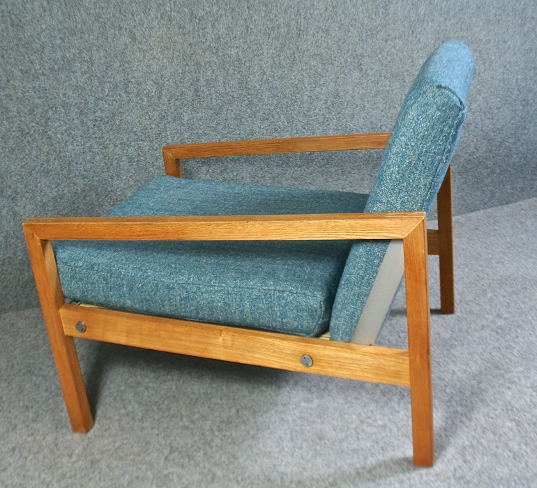 A 1960s Ernest race Sheppey chair with tweed upholstery - Image 6
