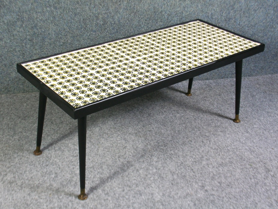 A 1950’s rectangular coffee table with Peggy Angus for Carter & Co tiles - Image 5