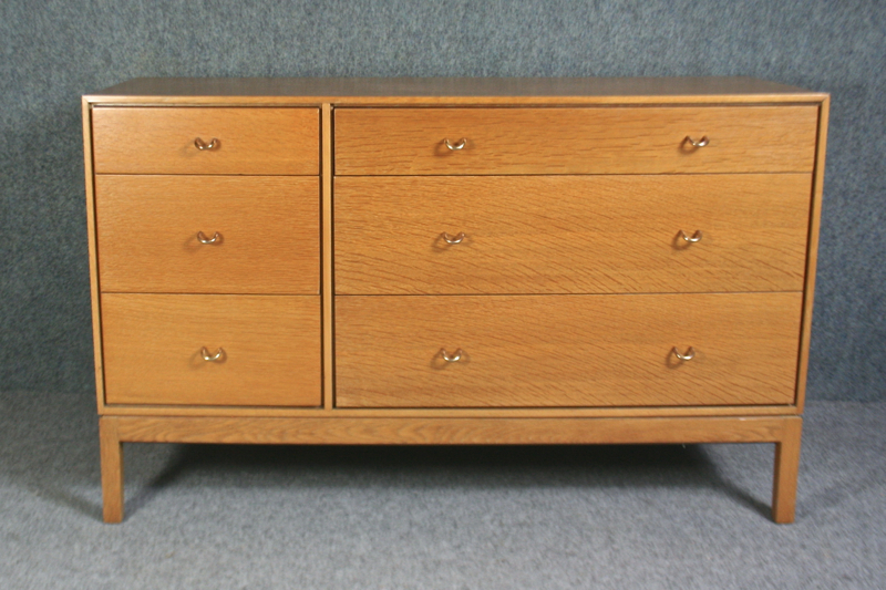 A 1950’s Stag oak chest of drawers by John and Sylvia Reid - Image 2