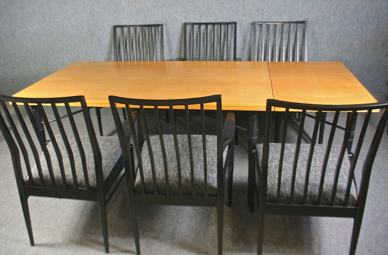 A 1950’s Heals sideboard and dining suite by A. J. Milne - Image 15