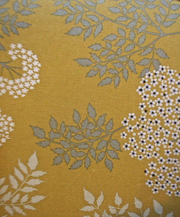 A 1950’s Scandi style rocking chair in ‘Cow Parsley’ by Sanderson - Image 3