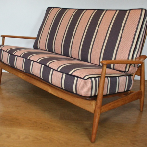 A Danish Arne Vodder for France and Daverkosen ‘flat-pack’ two seat sofa