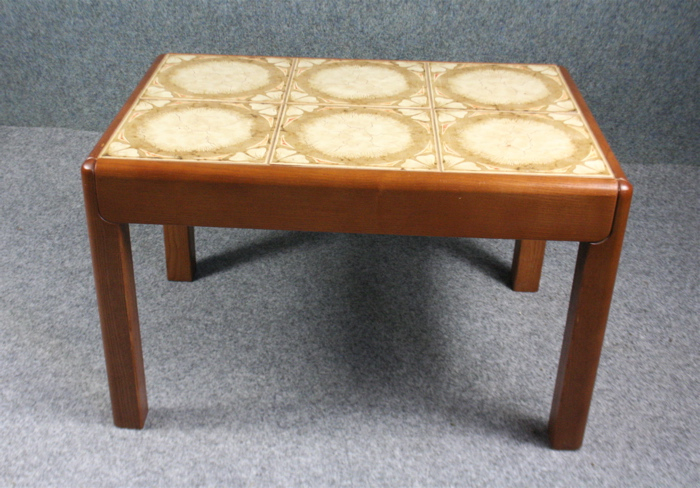 A 1960s G-Plan teak tile topped coffee table - Image 2