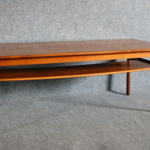 A 1960’s large rectangular teak coffee table