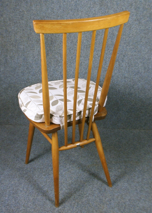 Four Mid-century Ercol dining chairs . - Image 2
