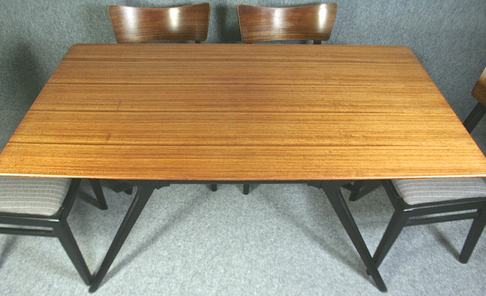 Vintage 1960’s G Plan dining table model 341 and 4 chairs. - Image 4
