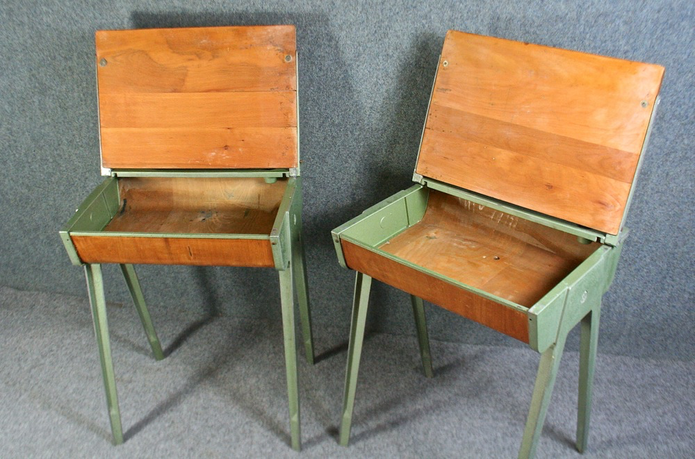 1950s school desks by James Leonard - Image 6
