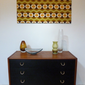 A 1960s textile wall canvas