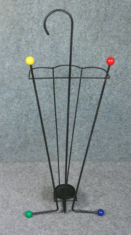 1950s wire and ball ‘umbrella’ umbrella stand - Image 5
