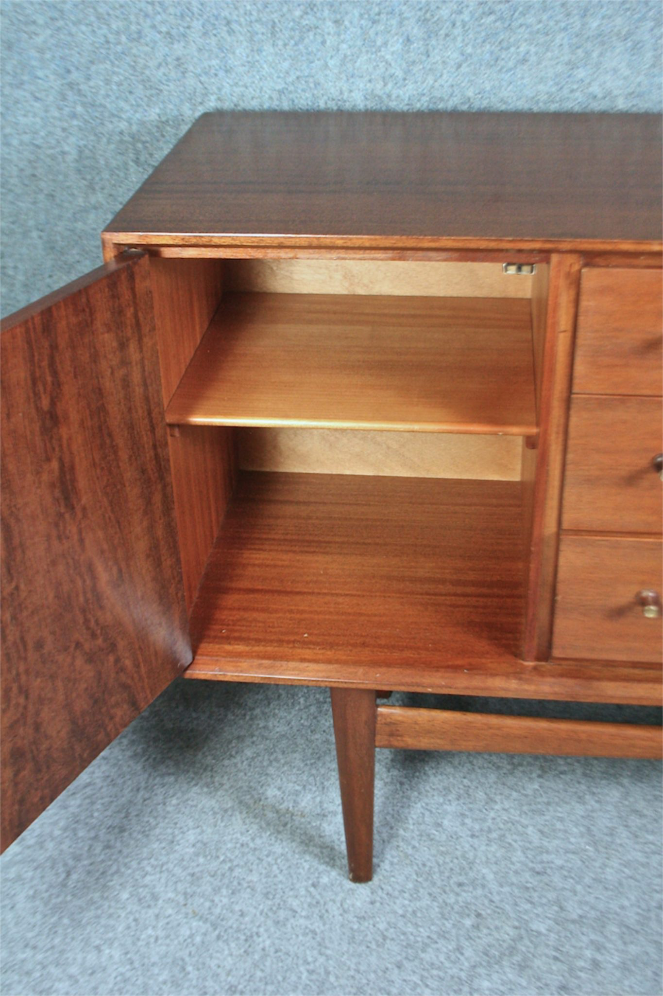 A 1950’s Mid-century teak sideboard by Gordon Russell of Broadway - Image 8