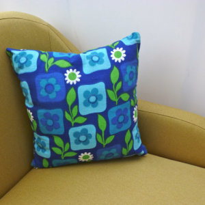 A vintage handmade 1960's fabric cushions