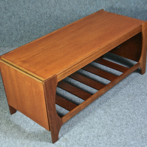 A 1960’s extending teak coffee table