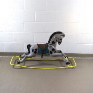 A vintage 1960's rocking horse