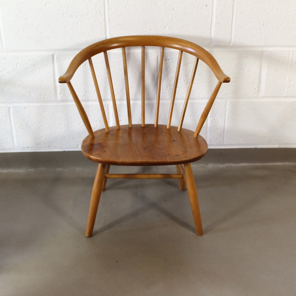 Five 1950's Ercol Windsor Fireside Ercol armchairs - Image 6