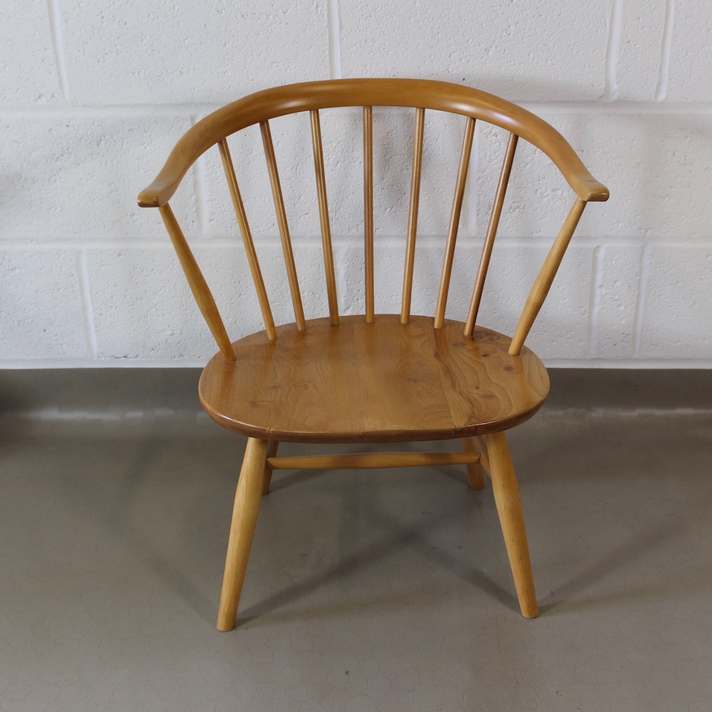 Five 1950's Ercol Windsor Fireside Ercol armchairs - Image 3