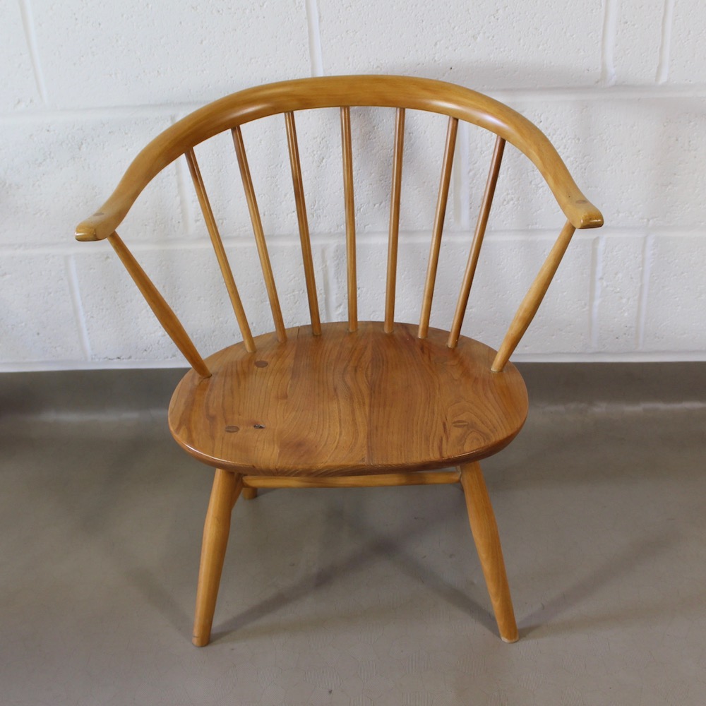 Five 1950's Ercol Windsor Fireside Ercol armchairs - Image 2