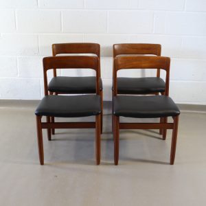 Four Dalescraft 1960’s designed teak chairs by Malcolm D.Walker ( David Walker)