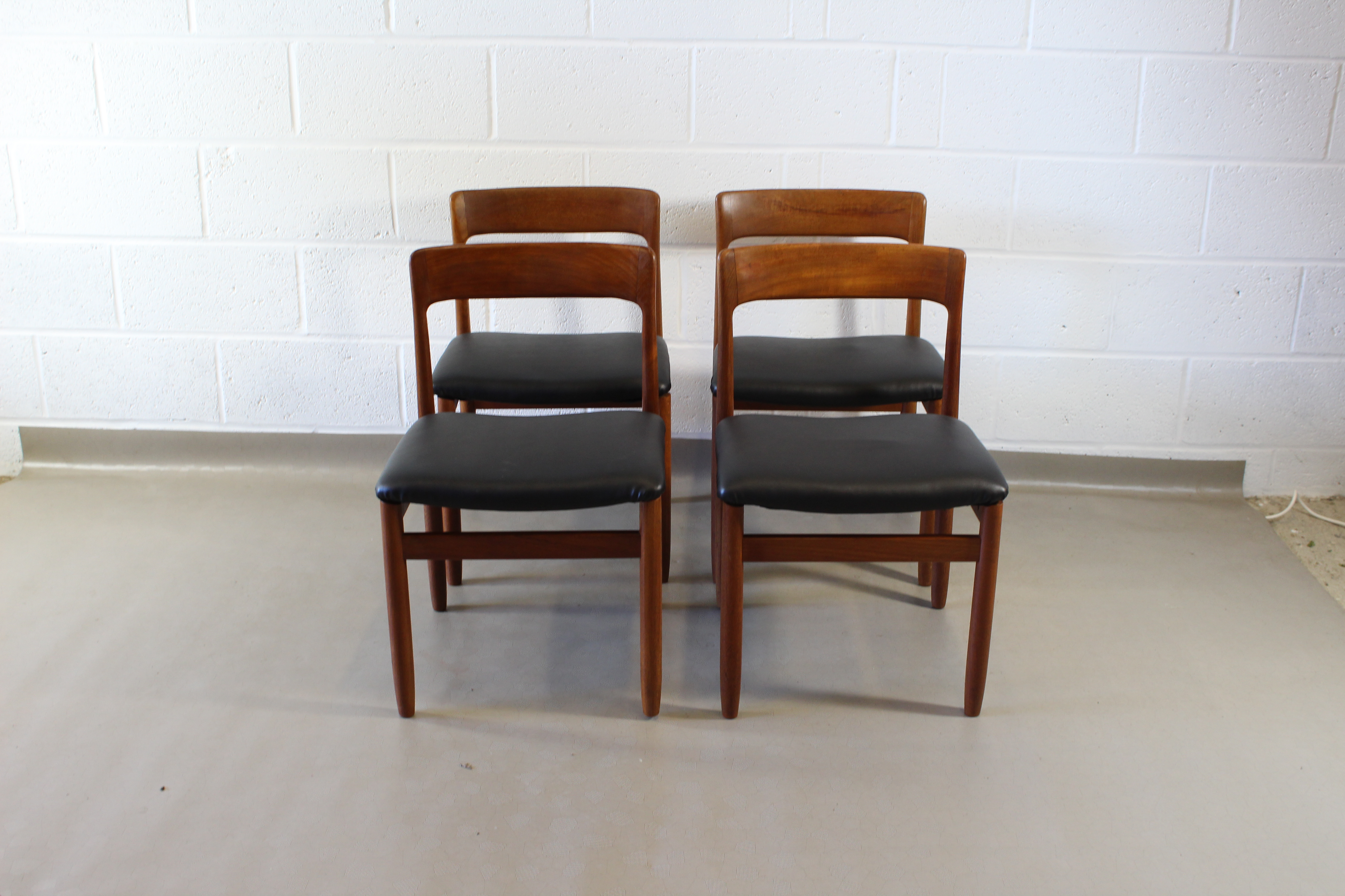 Four Dalescraft 1960’s designed teak chairs by Malcolm D.Walker ( David Walker)