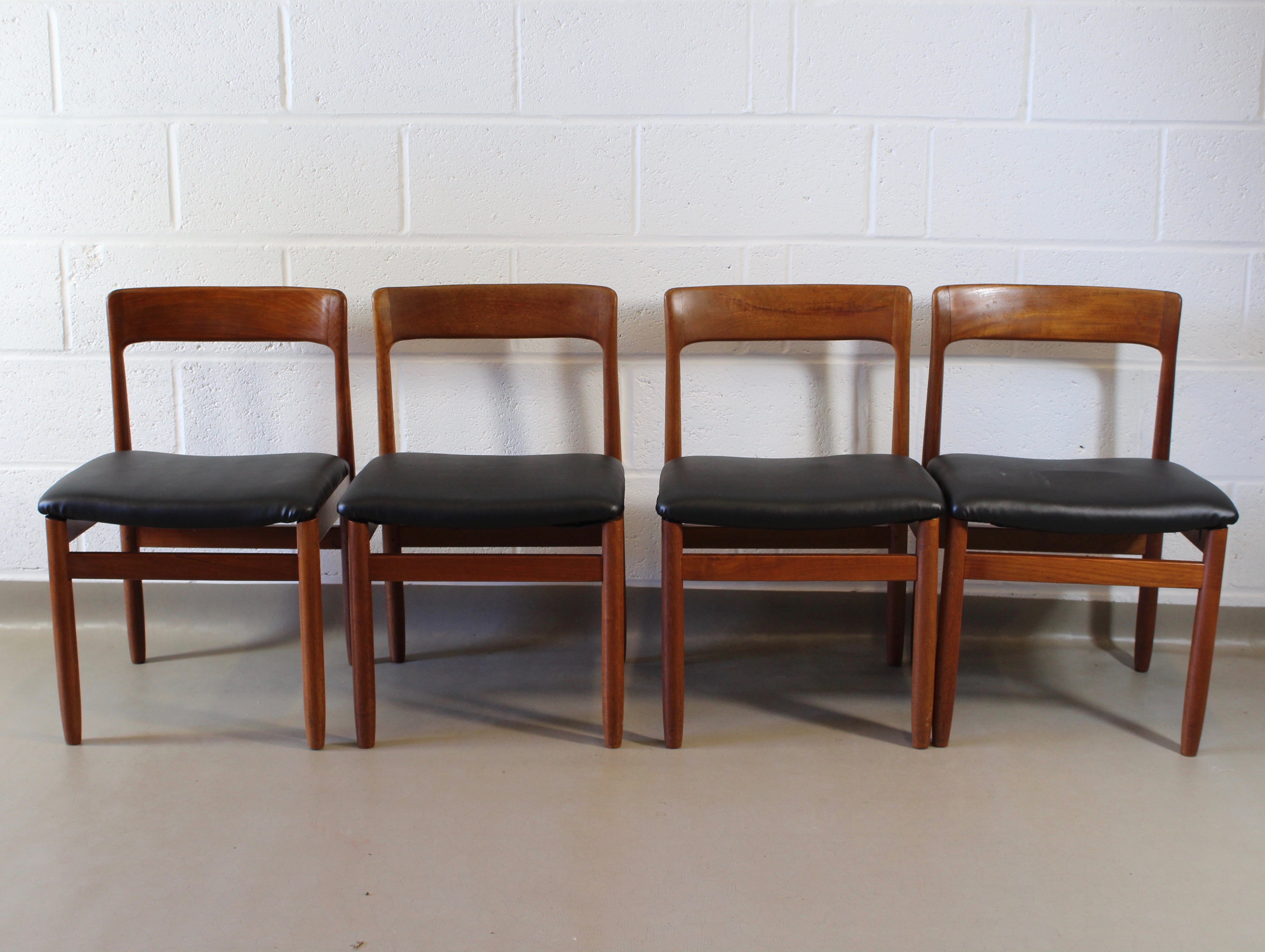 Four Dalescraft 1960’s designed teak chairs by Malcolm D.Walker ( David Walker) - Image 2