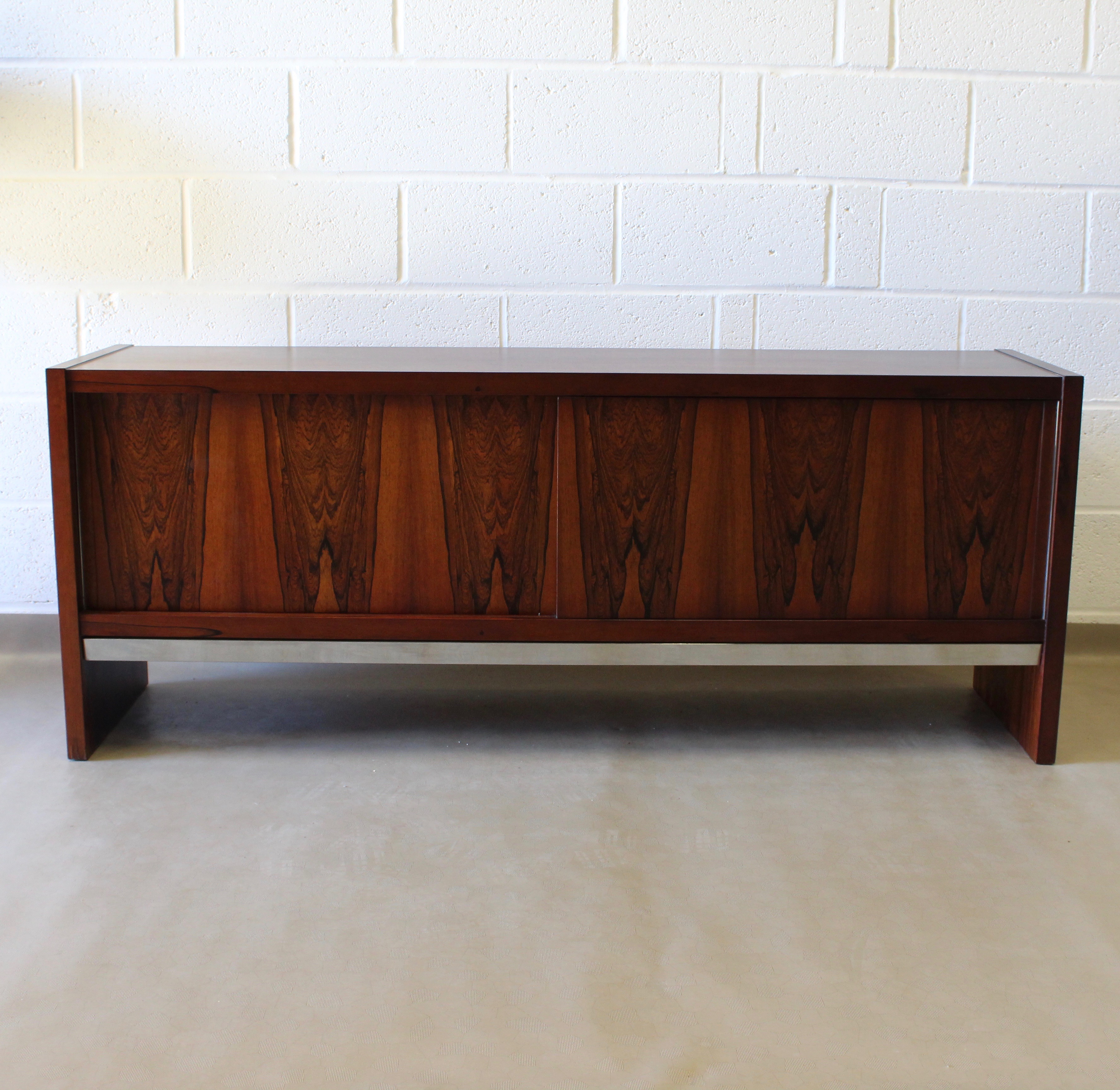 A 1970's Merrow Associates rosewood sideboard.