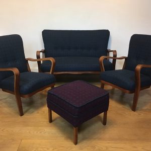A Vary rare mid century Eric Lyons/ G A Jenkins Tecta range sofa and chairs for Packet Furniture Ltd