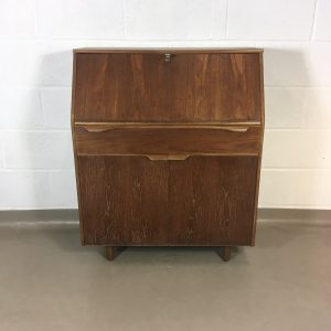 A 1960's teak S form Bureau / desk by Sutcliffe of Todmorden