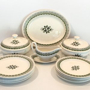 A lovely rare Eric Ravilious Persephone (Harvest festival) Wedgwood dinner service marked TL155B.