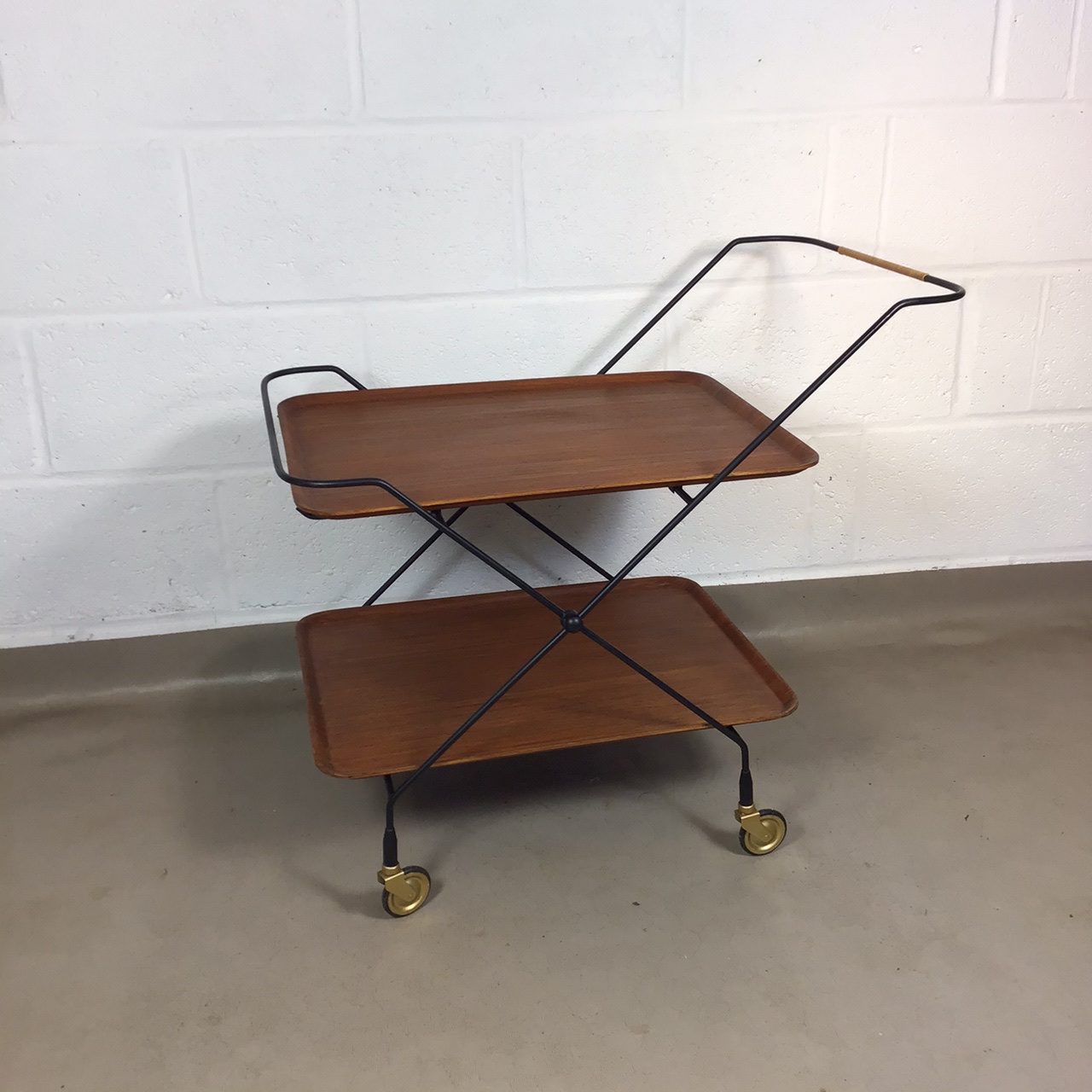 A 1950s Swedish tea drinks trolley by Jie Gantofta