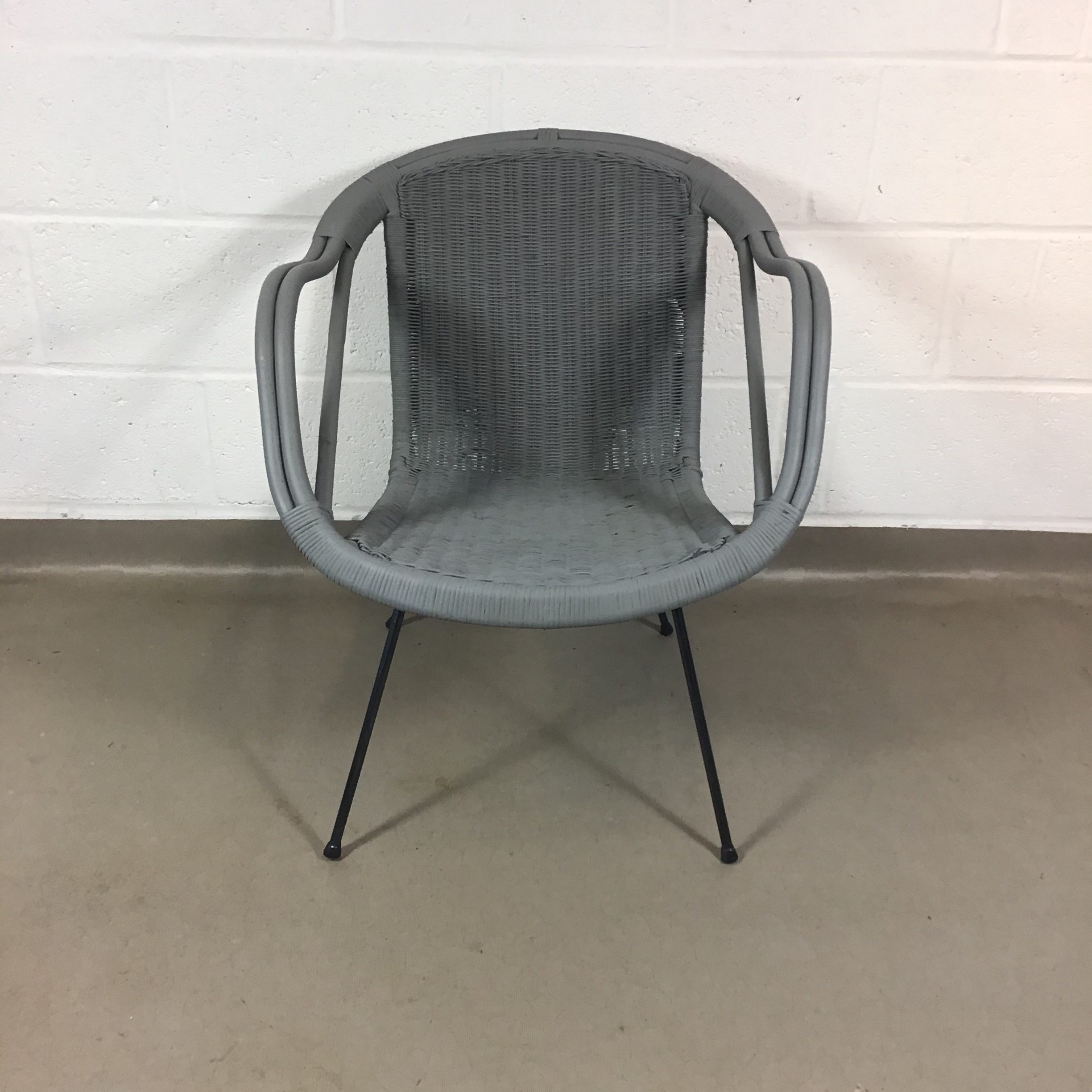 A lovely up cycled 1960s basket chair. - Image 6