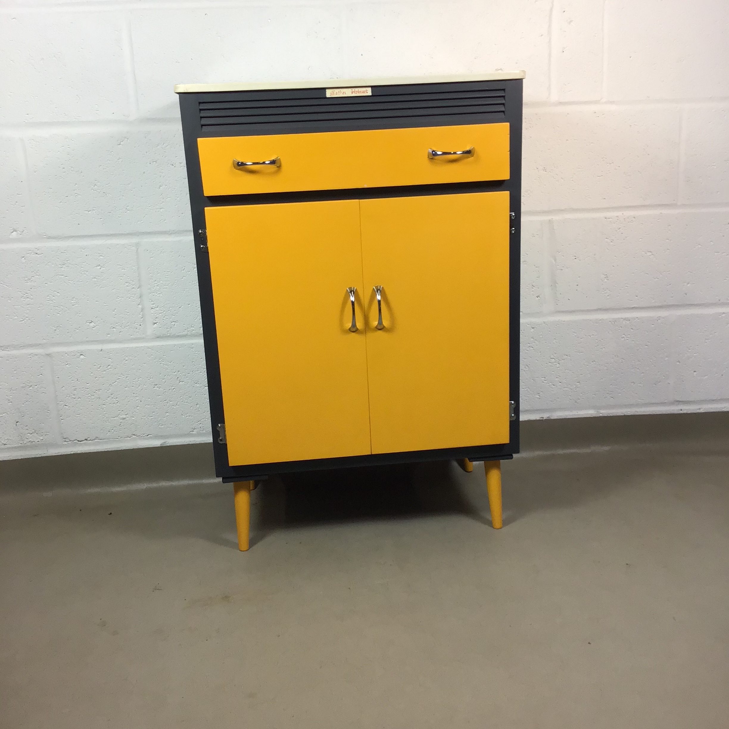 An up cycled 1950’s kitchen unit larder. - Image 2