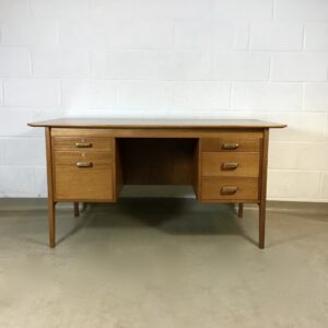 A 1960's large Gordon Russel teak Desk