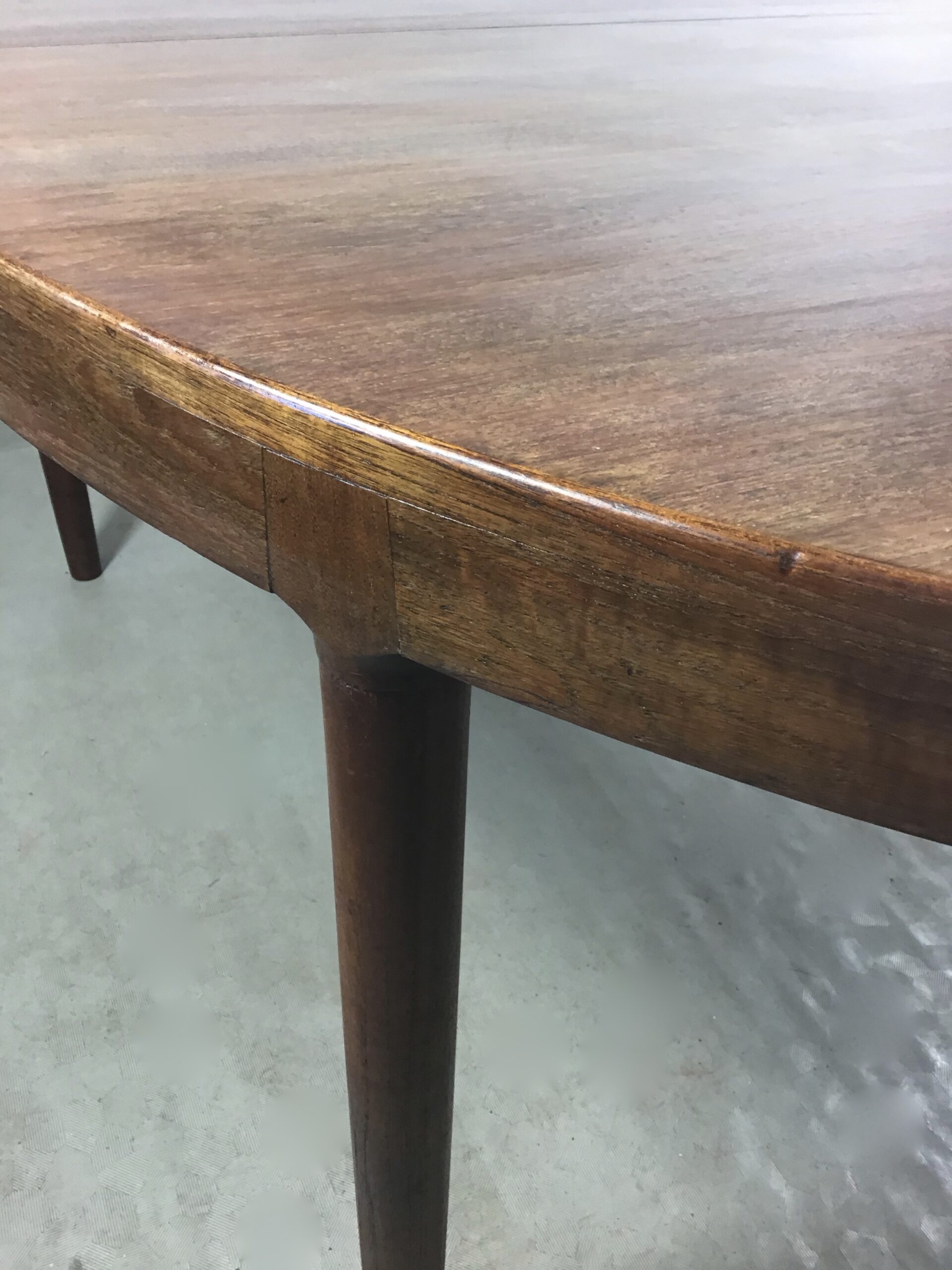 A Danish Harry Østergaard for Randers Møbelfabrik teak oval extending table - Image 16