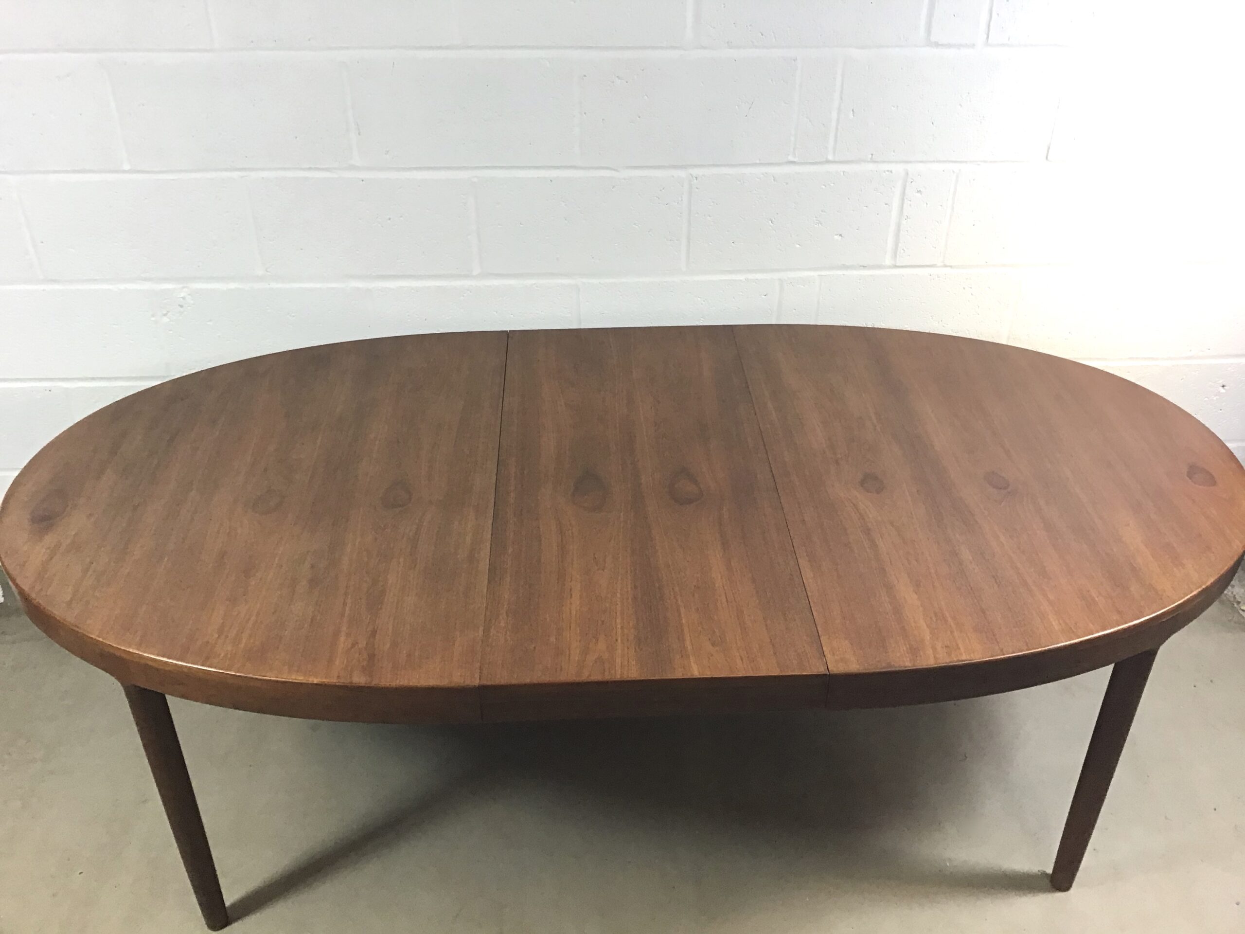 A Danish Harry Østergaard for Randers Møbelfabrik teak oval extending table - Image 9