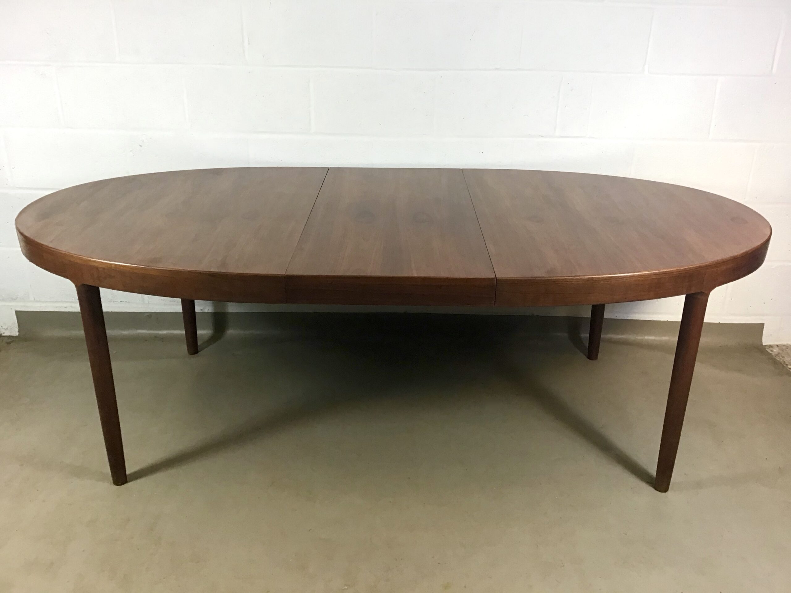 A Danish Harry Østergaard for Randers Møbelfabrik teak oval extending table - Image 8