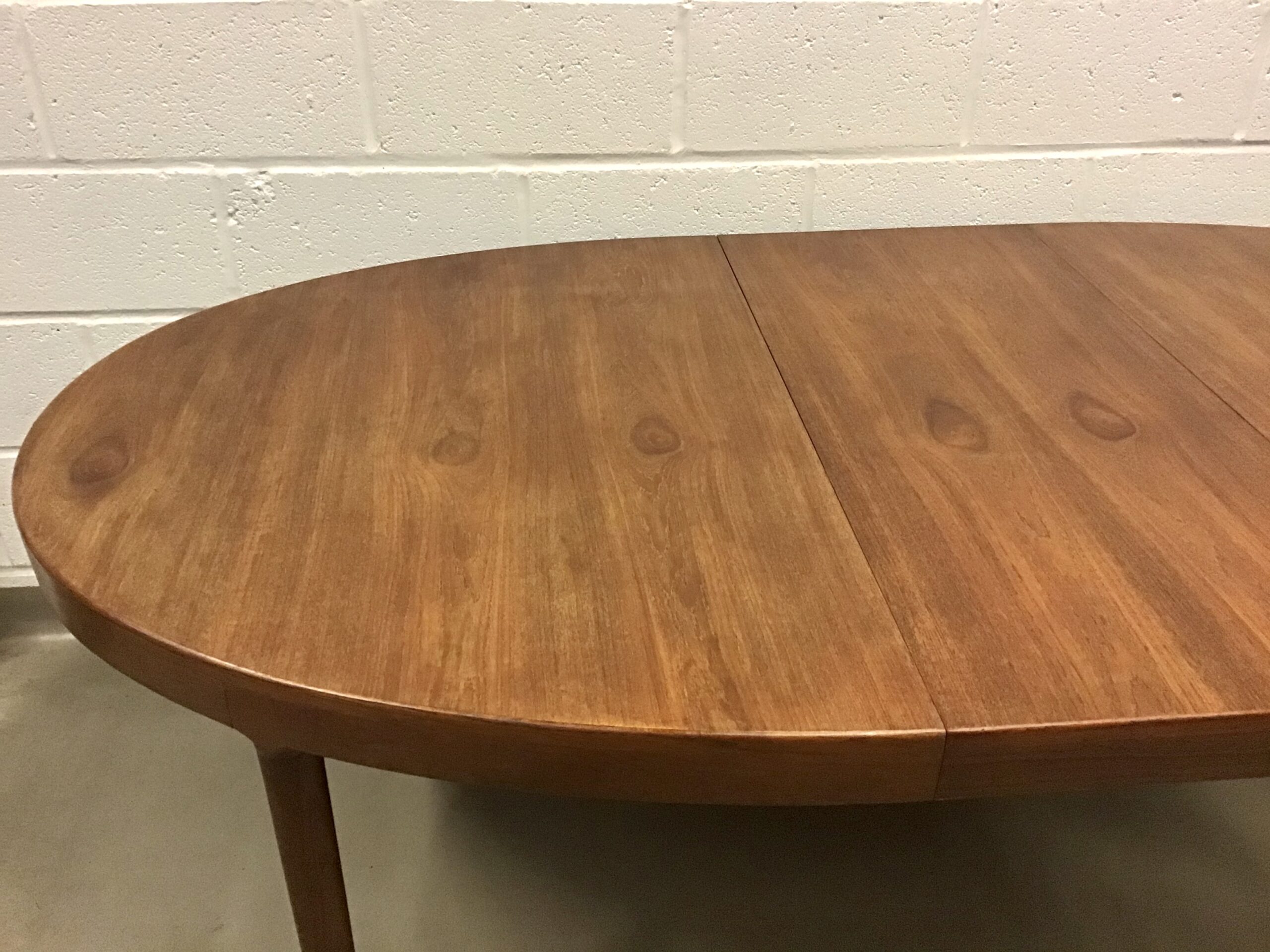 A Danish Harry Østergaard for Randers Møbelfabrik teak oval extending table - Image 3