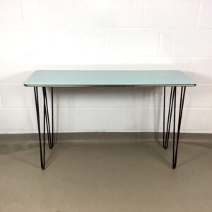 An Upcycled Console table/ desk /vanity table