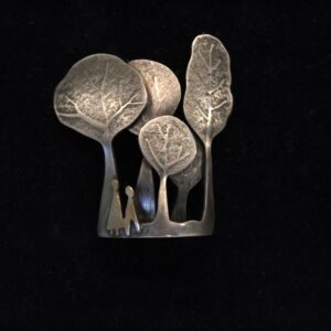 Forest walk brooch
