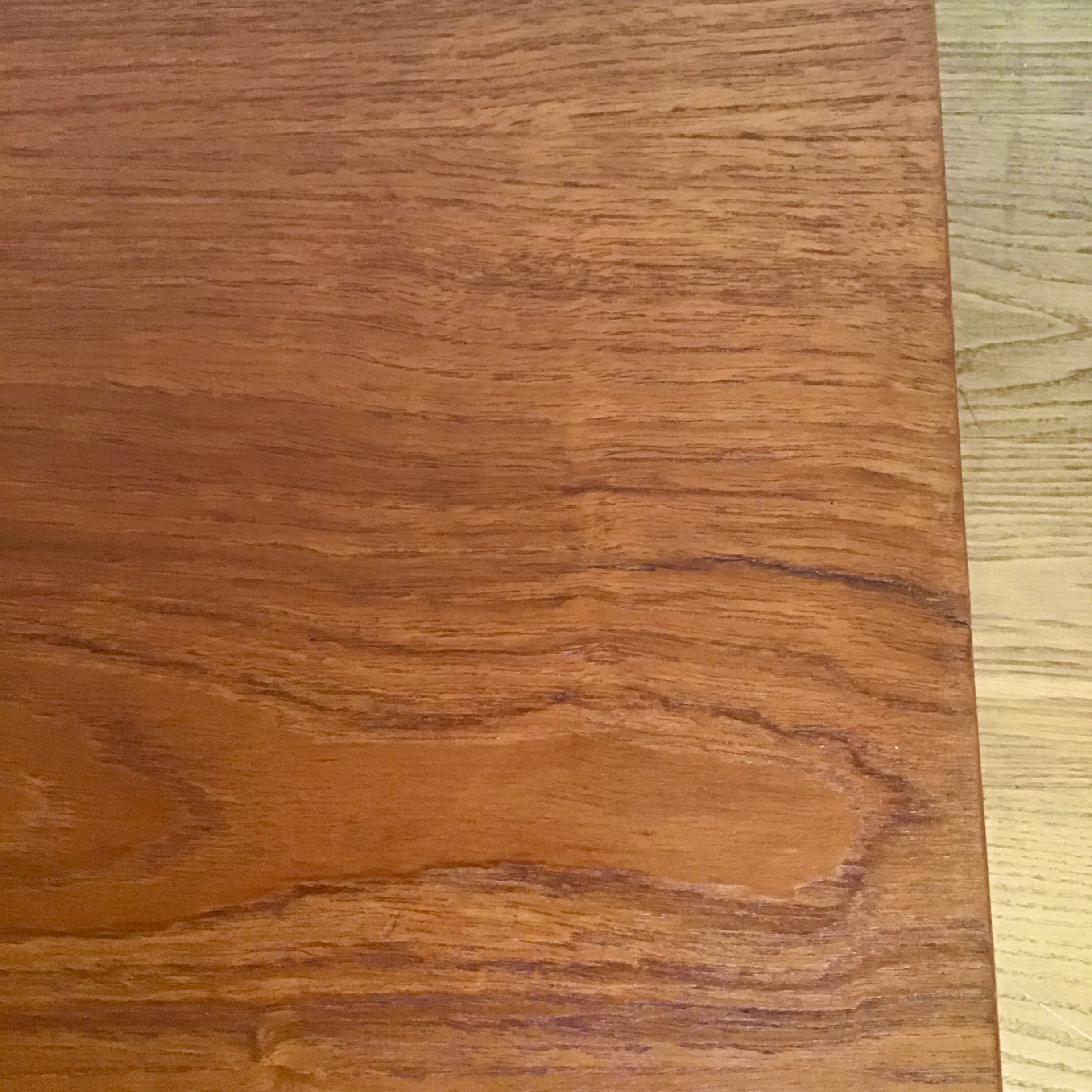 A 1960's large square teak coffee table - Image 6