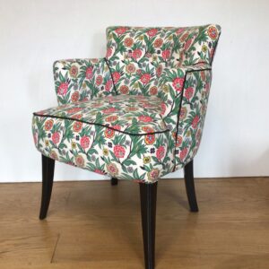 A lovely 1930's chintz chinoiserie/ Art Deco style Arm chair