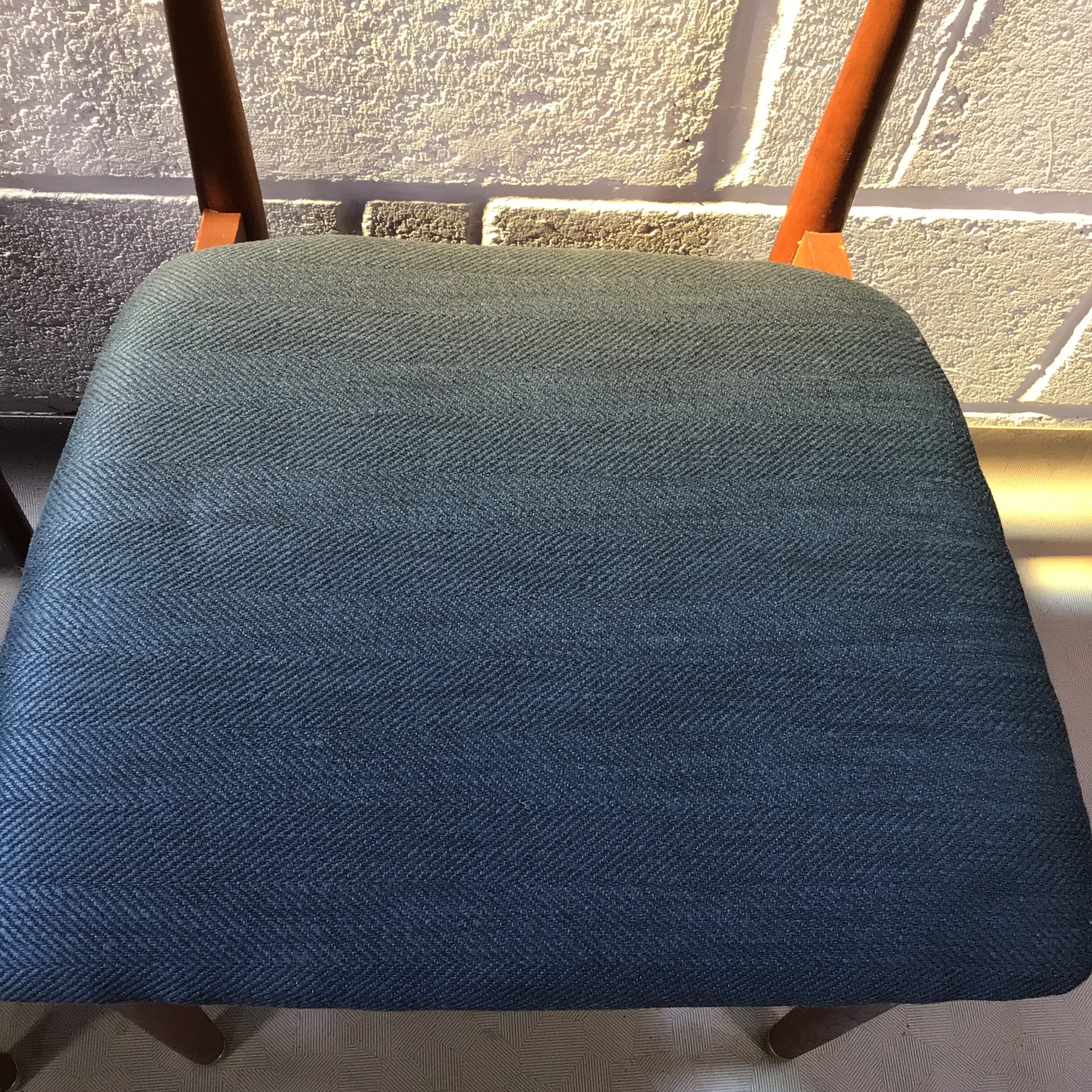 Four 1960's Greaves and Thomas takes chairs ,reupholstered in grey. - Image 3