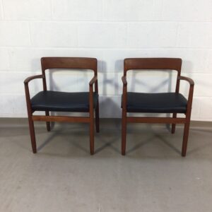 Two Dalescraft office/ desk/ carver chairs designed by Malcolm D.Walker ( David Walker) Sold Separately