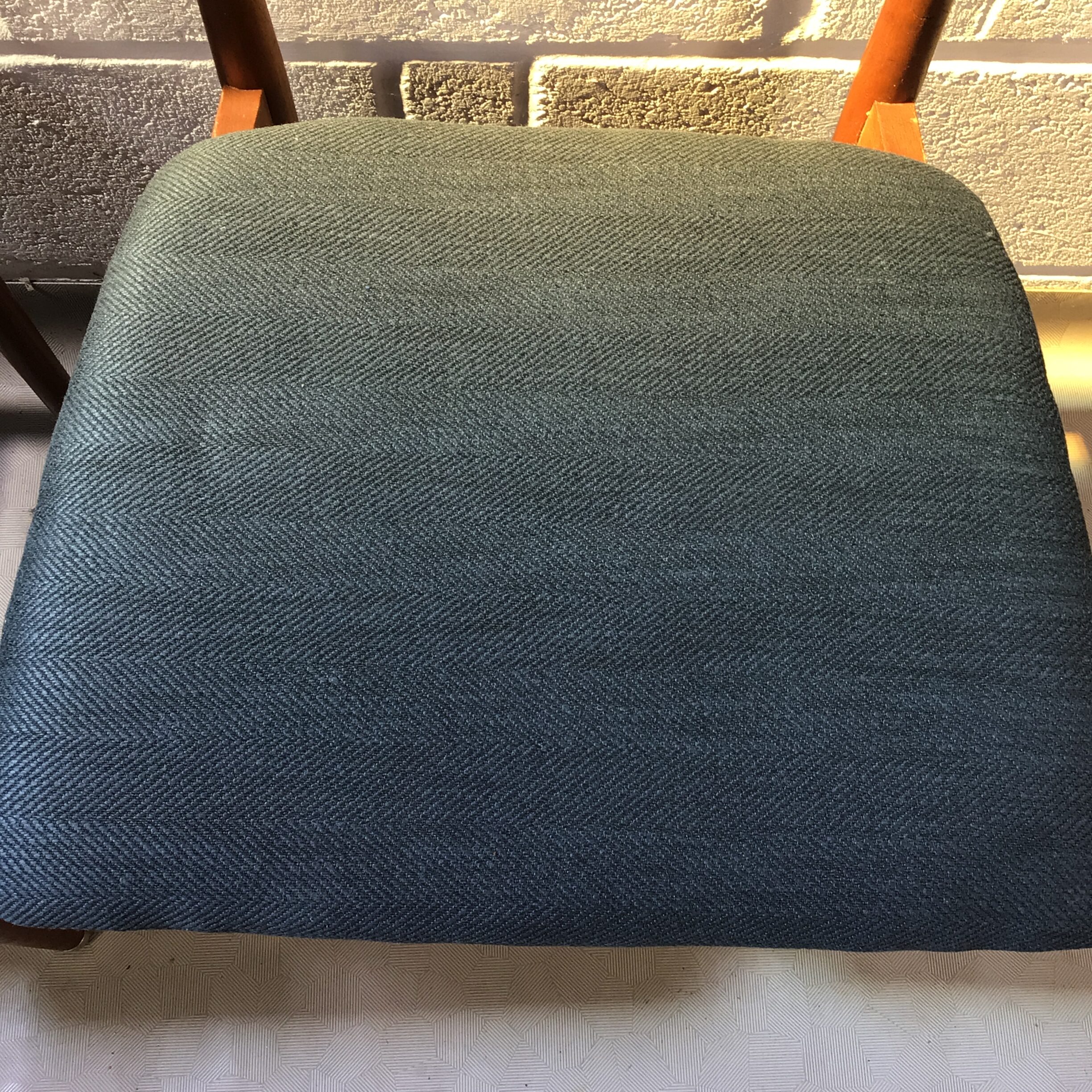 Four 1960's Greaves and Thomas takes chairs ,reupholstered in grey. - Image 4